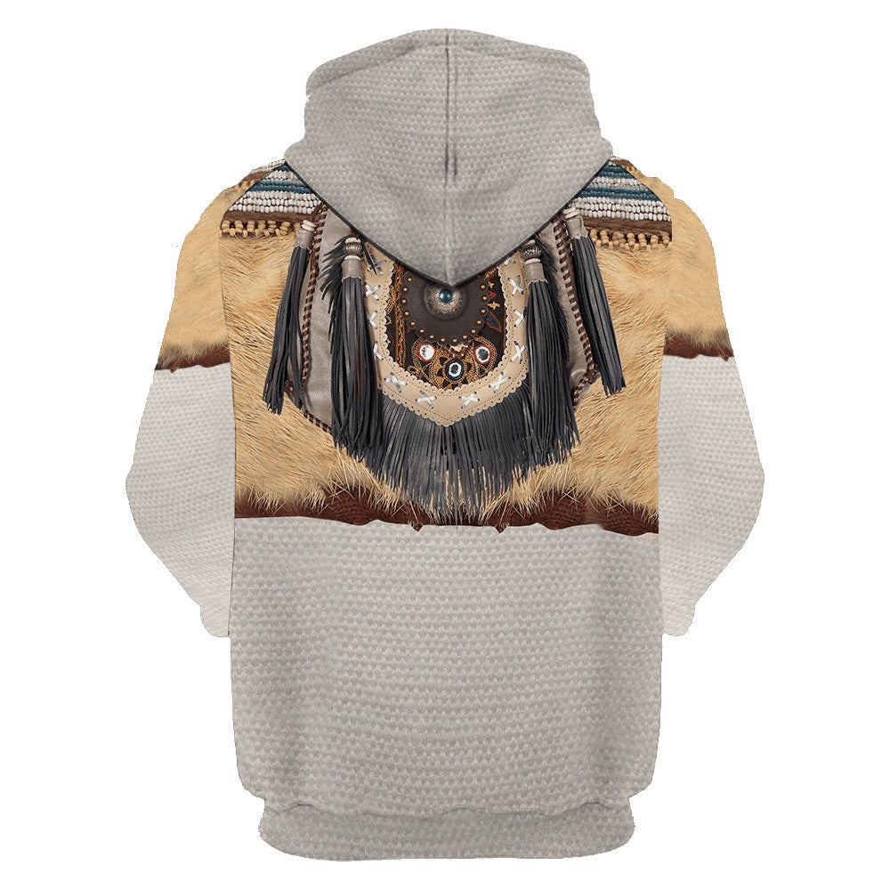 Native American Hoodie, Sun Symbol Native American 3D All Over Printed Hoodie, Native American Style Hoodie