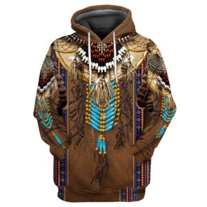 Native American Hoodie, Symbolism Native American 3D…