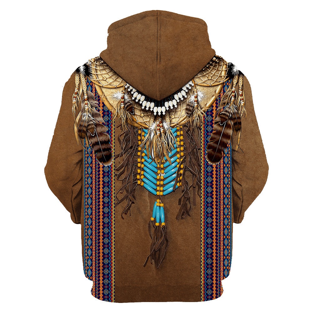 Native American Hoodie, Symbolism Native American 3D All Over Printed Hoodie, Native American Style Hoodie