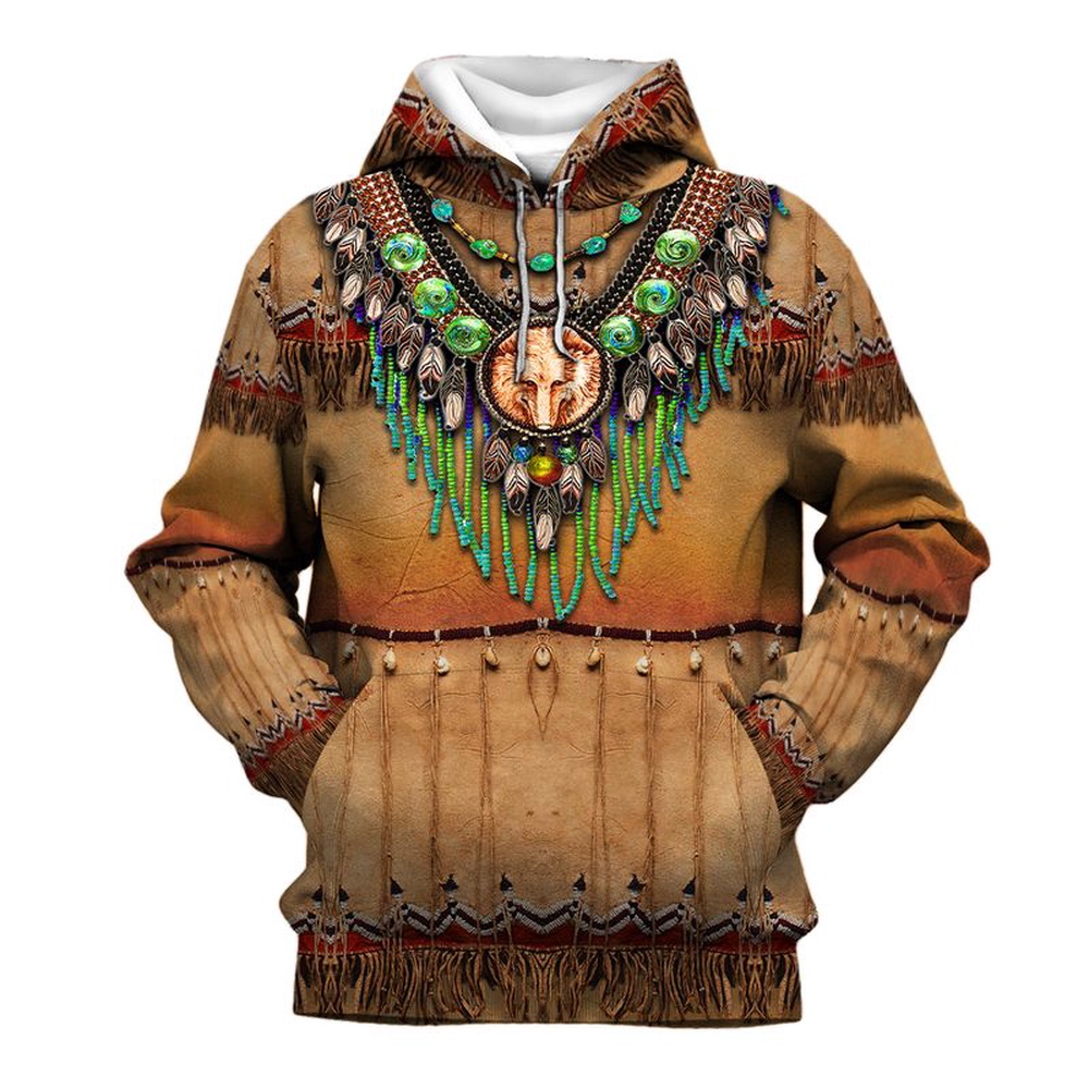 Native American Hoodie, Tribal Ethnic Style Pattern Native American 3D All Over Printed Hoodie, Native American Style Hoodie Native American Hoodie, Tribal Ethnic Style Pattern Native American 3D All Over Printed Hoodie, Native American Style Hoodie