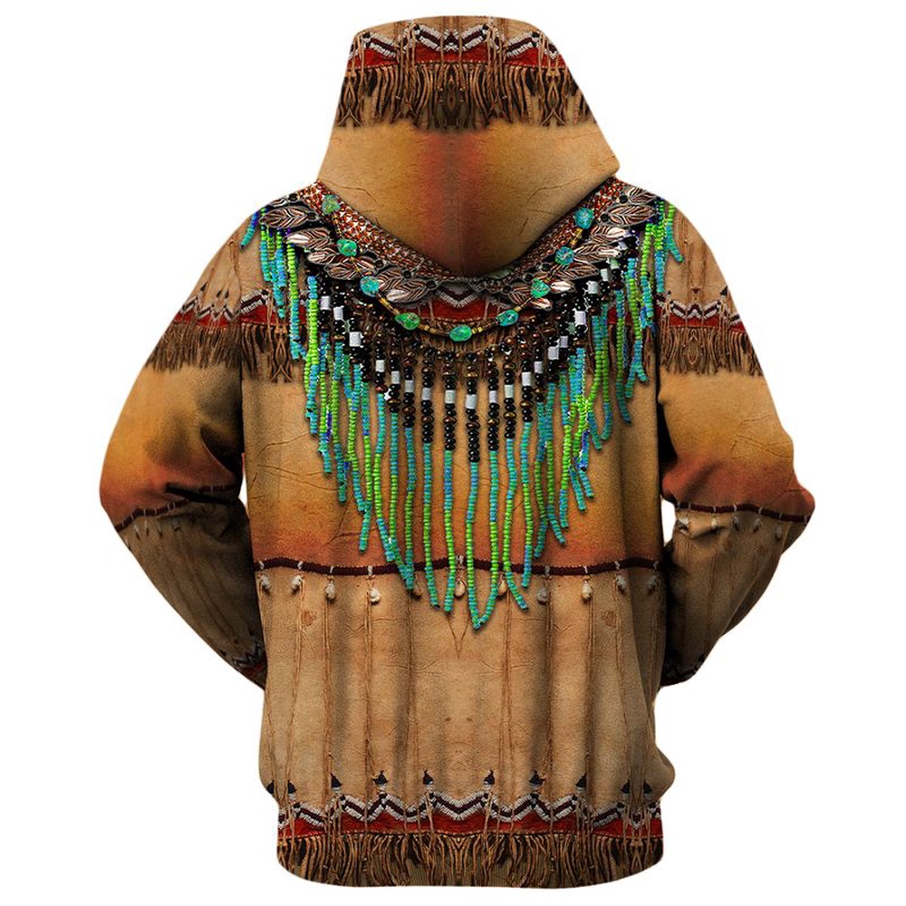 Native American Hoodie, Tribal Ethnic Style Pattern Native American 3D All Over Printed Hoodie, Native American Style Hoodie Native American Hoodie, Tribal Ethnic Style Pattern Native American 3D All Over Printed Hoodie, Native American Style Hoodie