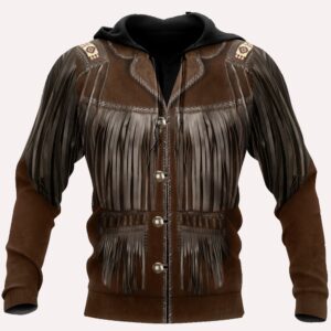 Native American Hoodie, Vintage Native American 3D…