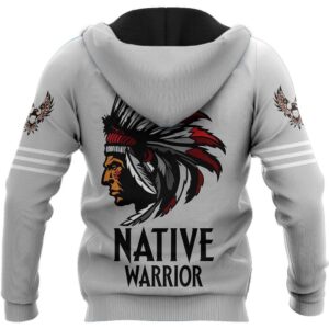 Native American Hoodie, Warrior Spirit Native American…