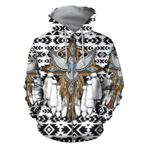 Native American Hoodie White Owl Native American 3D All Over Printed Hoodie Native American Style Hoodie 2 ljjri4.jpg