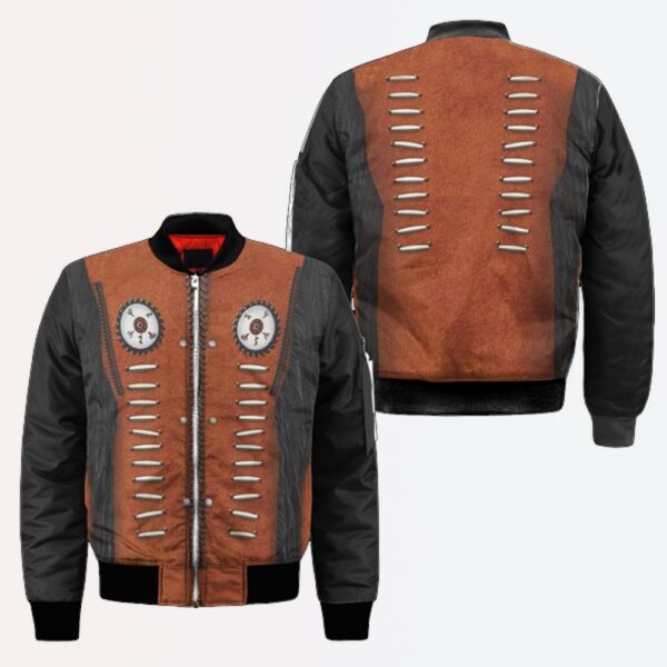Native American Jacket, Antique Motifs Native American 3D All Over Printed Bomber Jacket