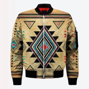 Native American Jacket, Brocades Pattern Native American…