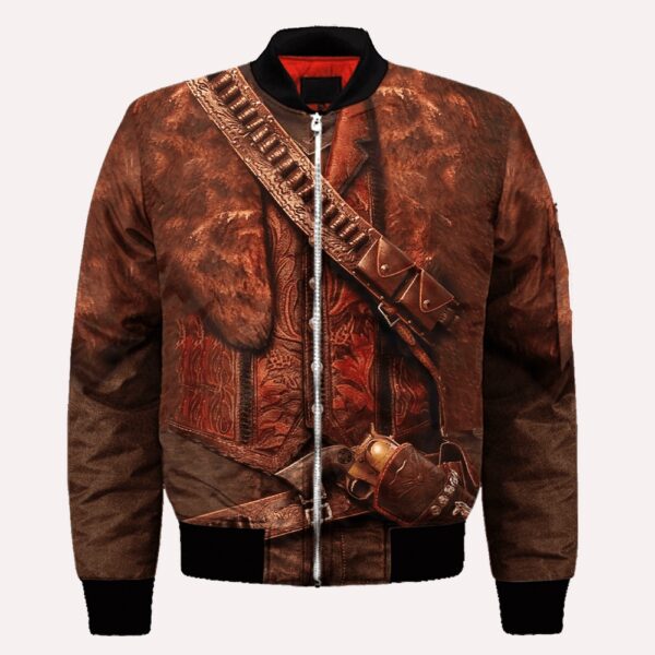 Native American Jacket, Cowboy Cosplay Native American 3D All Over Printed Bomber Jacket