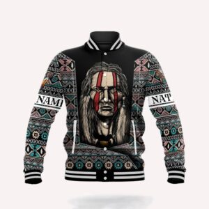 Native American Jacket, Customized Name Brocade Patterns…
