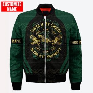 Native American Jacket, Customized Name Earth Is…