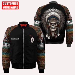 Native American Jacket, Customized Name Indigenous Heritage…