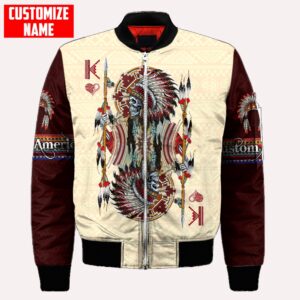 Native American Jacket, Customized Name Reverence Native…