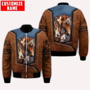 Native American Jacket, Customized Name The Horse…