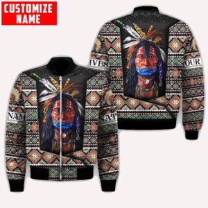Native American Jacket, Customized Name Wild Spirit…