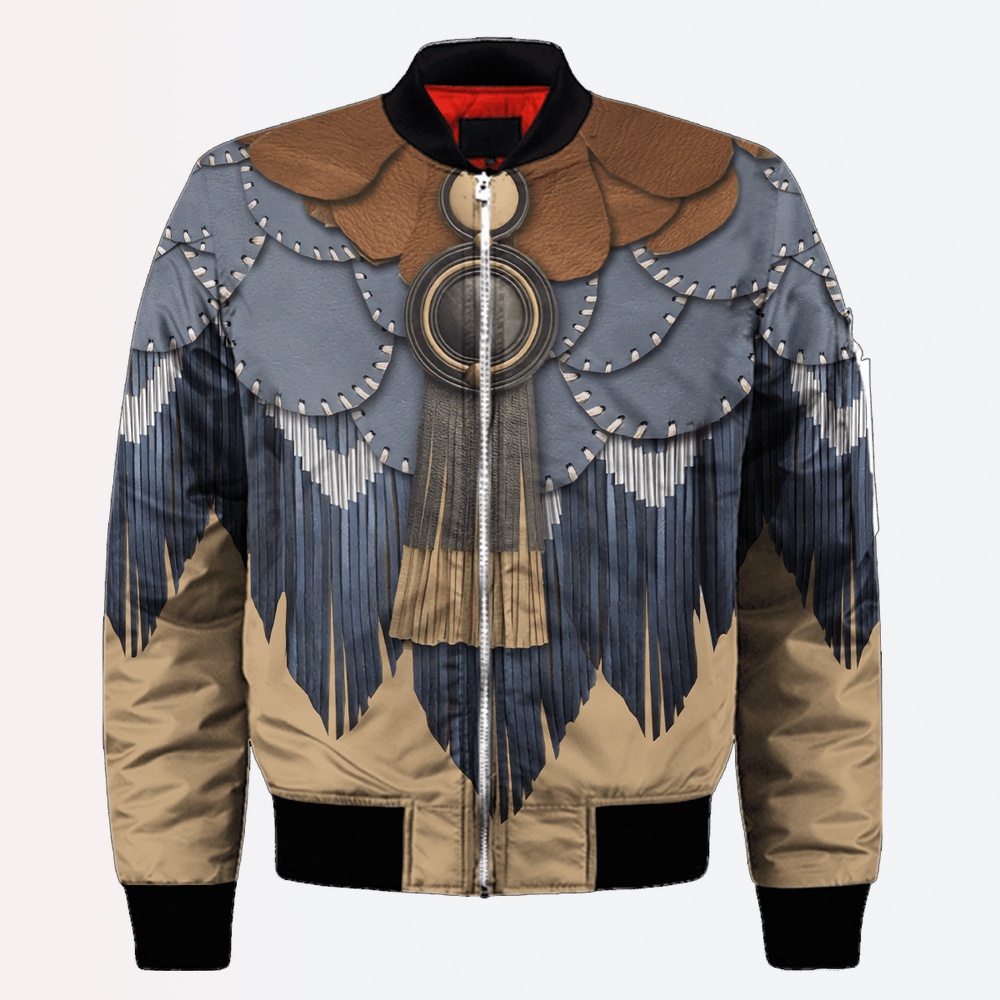 Native American Jacket, Hope and Luck Native American 3D All Over Printed Bomber Jacket