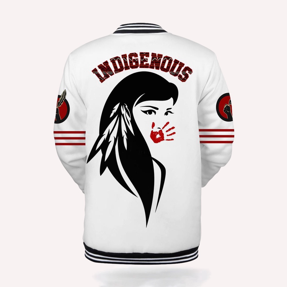 Native American Jacket, Indigenous Girl Native American 3D All Over Printed Baseball Jacket, Native American Style Jackets Native American Jacket, Indigenous Girl Native American 3D All Over Printed Baseball Jacket, Native American Style Jackets