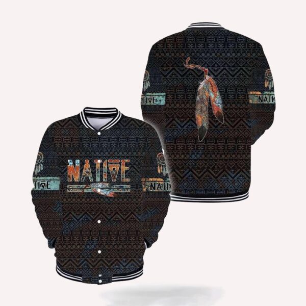 Native American Jacket, Life Native American 3D All Over Printed Baseball Jacket, Native American Style Jackets