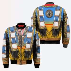 Native American Jacket, Mystic Wofl Native American…