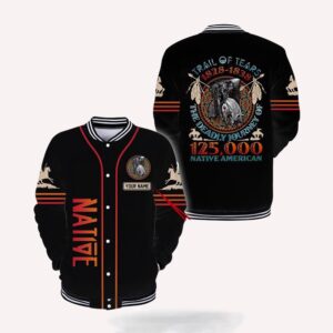 Native American Jacket, Personalized Trail Of Tear…