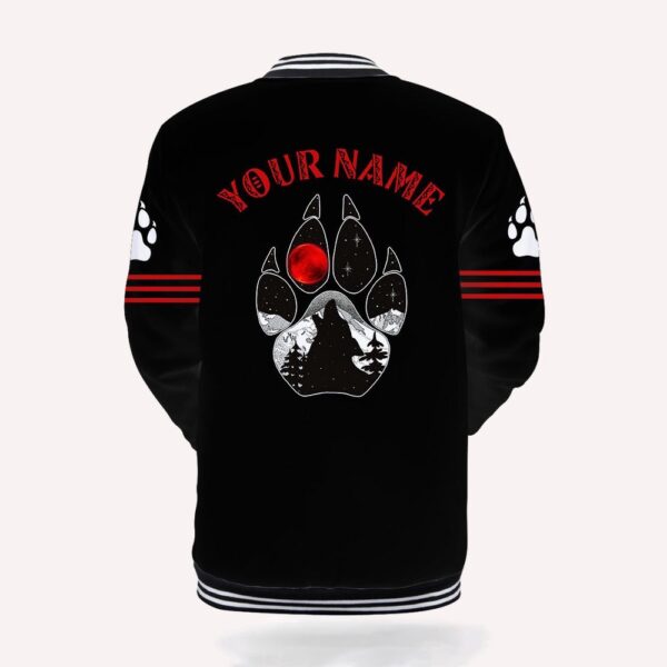 Native American Jacket, Personalized Wolf Legs Native American 3D All Over Printed Baseball Jacket, Native American Style Jackets