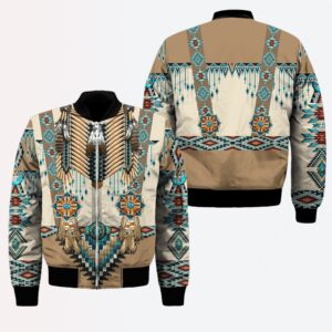 Native American Jacket, Sky Blue Native American…