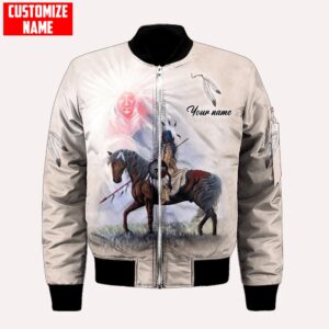 Native American Jacket, Warrior Native American 3D…