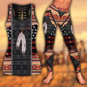 Native American Leggings, Casual Soft Native American…