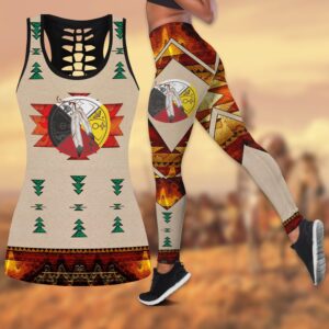Native American Leggings, Feather Native American Hollow…