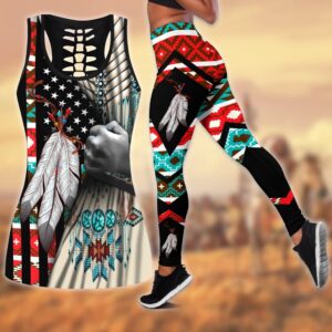 Native American Leggings, Feathers Flags Native American…