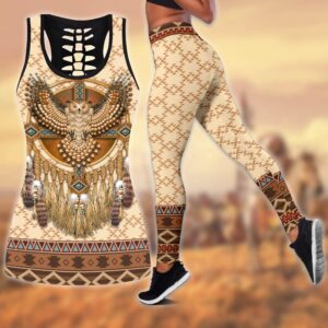 Native American Leggings, Owl Beadwork Native American…