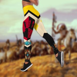 Native American Leggings Red Hand Native American Hollow Tanktop Leggings Set Native American Tank Tops 3 ypsa3n.jpg