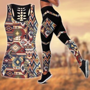 Native American Leggings, Retro Native American Hollow…