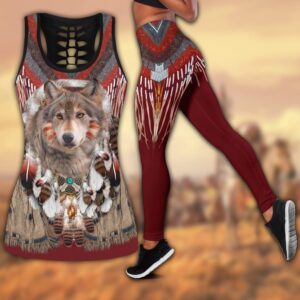 Native American Leggings, Wolf Cool Native American…