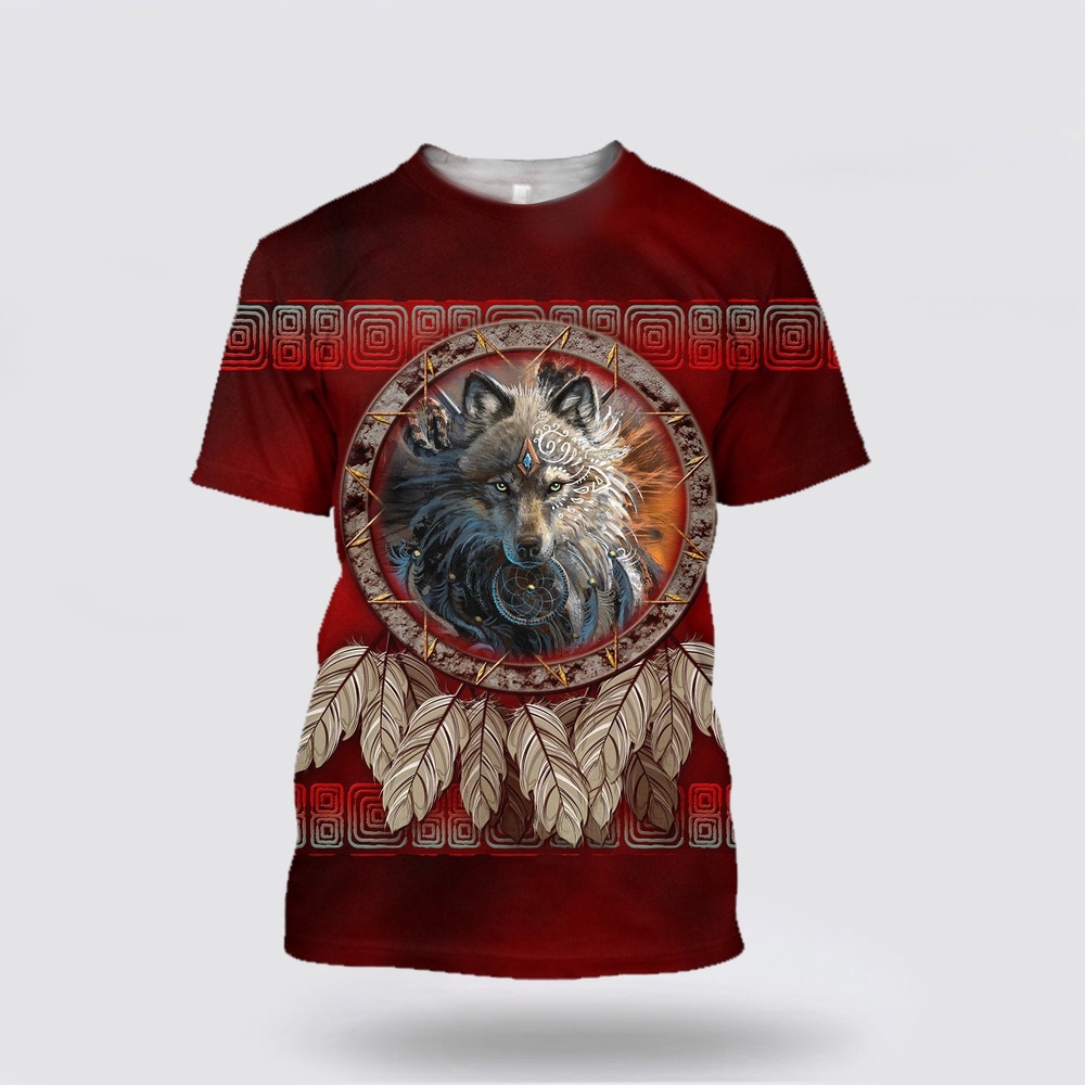 Native American T Shirt, Ancient Tribal Pattern Native American 3D All Over Printed T-Shirt, Beautiful Native American T Shirts Native American T Shirt, Ancient Tribal Pattern Native American 3D All Over Printed T-Shirt, Beautiful Native American T Shirts