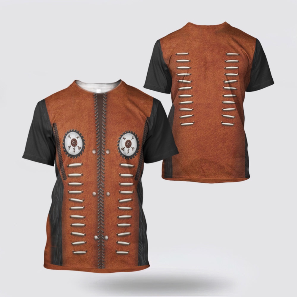 Native American T Shirt, Antique Motifs Native American 3D All Over Printed T-Shirt, Beautiful Native American T Shirts Native American T Shirt, Antique Motifs Native American 3D All Over Printed T-Shirt, Beautiful Native American T Shirts