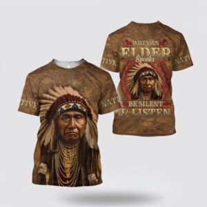 Native American T Shirt, Be Silent &…