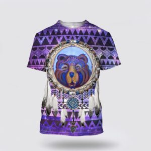 Native American T Shirt, Bear Native American…