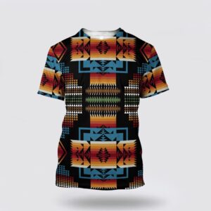 Native American T Shirt, Brocade Patterns Native…