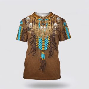 Native American T Shirt, Brown Vip Native…