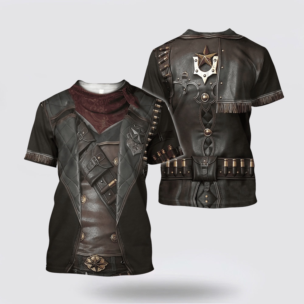 Native American T Shirt, Cosplay True Cowboy Native American 3D All Over Printed T-Shirt, Beautiful Native American T Shirts Native American T Shirt, Cosplay True Cowboy Native American 3D All Over Printed T-Shirt, Beautiful Native American T Shirts