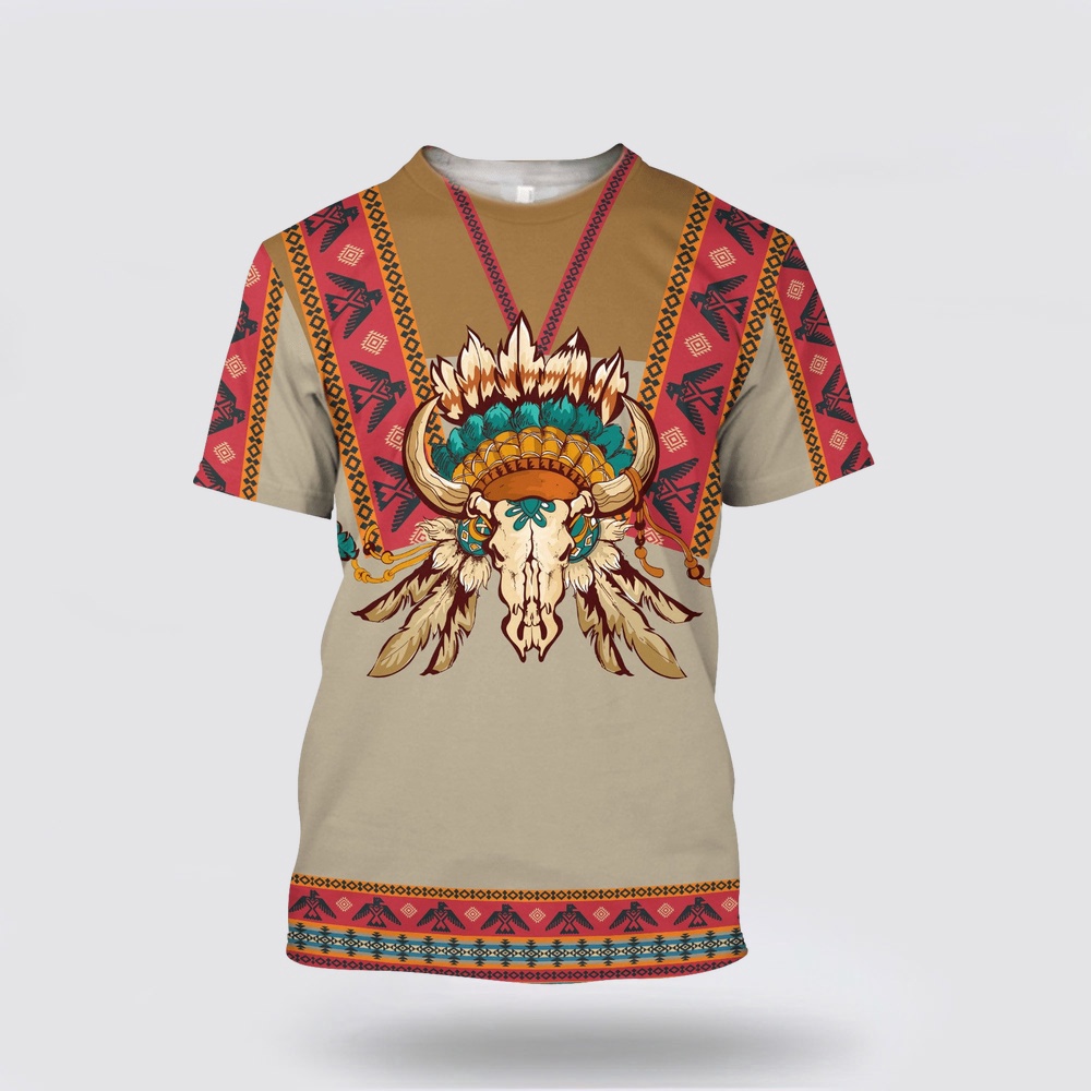 Native American T Shirt, Cultural Street Bliss Native American 3D All Over Printed T-Shirt, Beautiful Native American T Shirts Native American T Shirt, Cultural Street Bliss Native American 3D All Over Printed T-Shirt, Beautiful Native American T Shirts