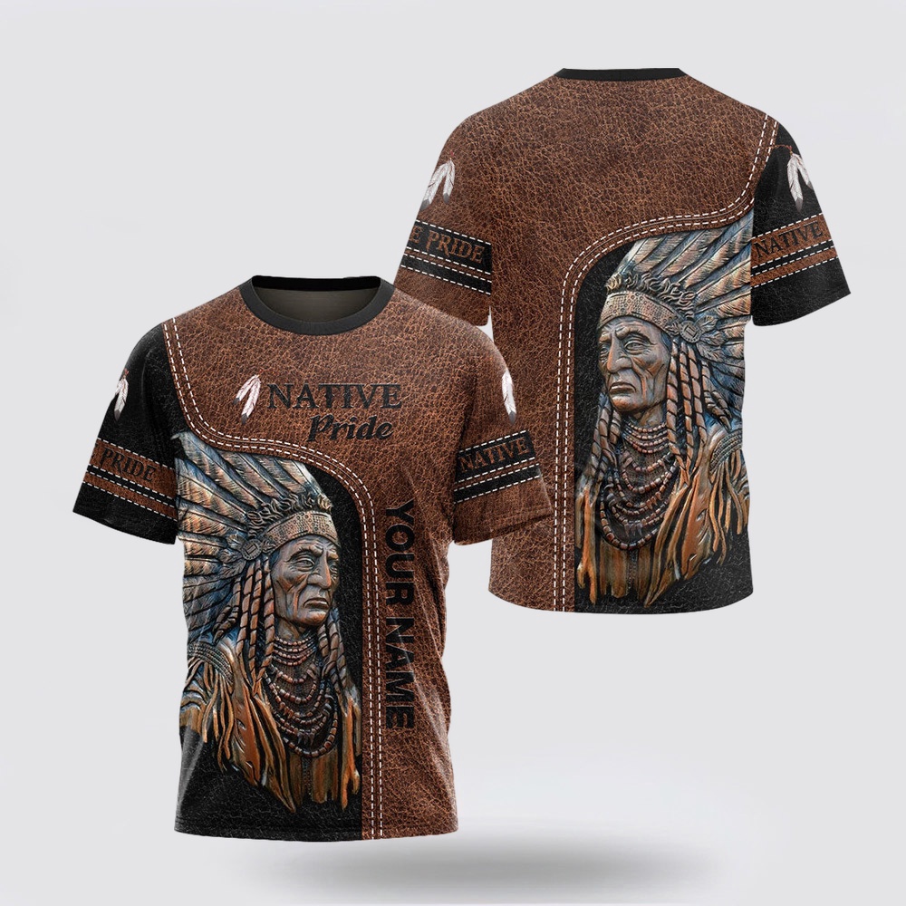 Native American T Shirt, Custom Name Tribal Crew Neck Native American 3D All Over Printed T-Shirt, Beautiful Native American T Shirts Native American T Shirt, Custom Name Tribal Crew Neck Native American 3D All Over Printed T-Shirt, Beautiful Native American T Shirts