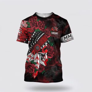 Native American T Shirt, Customized Name Chief…