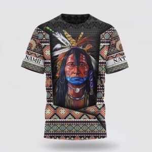 Native American T Shirt, Customized Name Wild…
