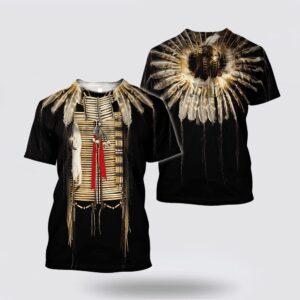 Native American T Shirt, Falcon Feathers Native…