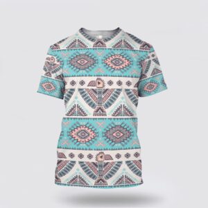 Native American T Shirt, Gentle Color Native…