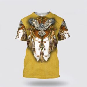 Native American T Shirt, Holy Owl Native…