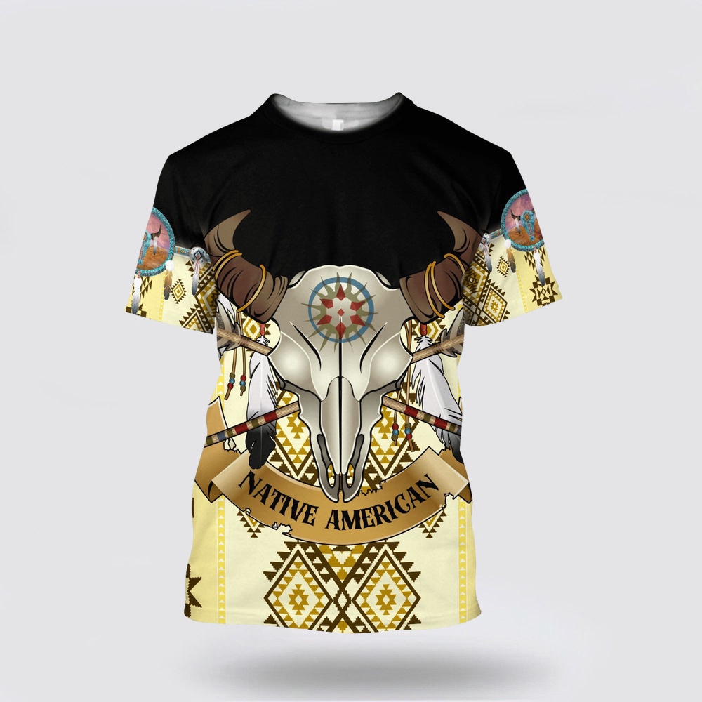 Native American T Shirt, Iconic Fashion Native American 3D All Over Printed T-Shirt, Beautiful Native American T Shirts Native American T Shirt, Iconic Fashion Native American 3D All Over Printed T-Shirt, Beautiful Native American T Shirts
