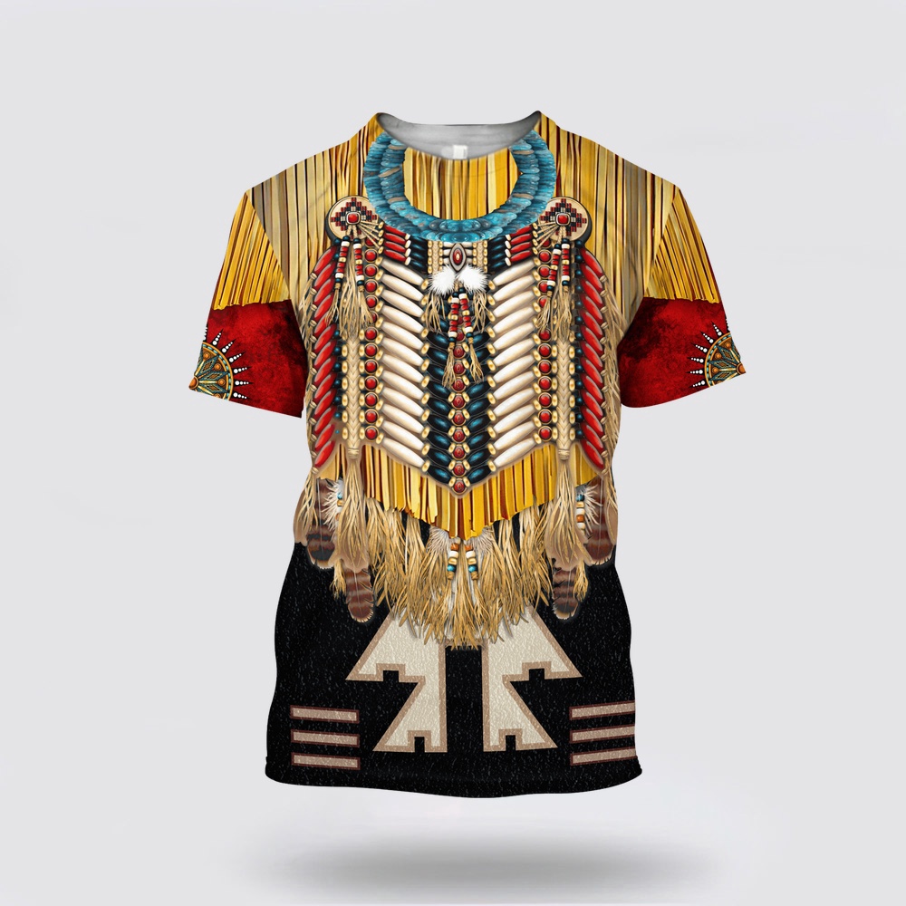Native American T Shirt, Local Flavor Chic Native American 3D All Over Printed T-Shirt, Beautiful Native American T Shirts Native American T Shirt, Local Flavor Chic Native American 3D All Over Printed T-Shirt, Beautiful Native American T Shirts