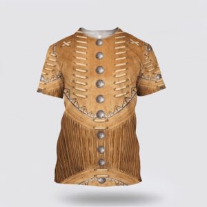 Native American T Shirt, Luxurious Brown Native…