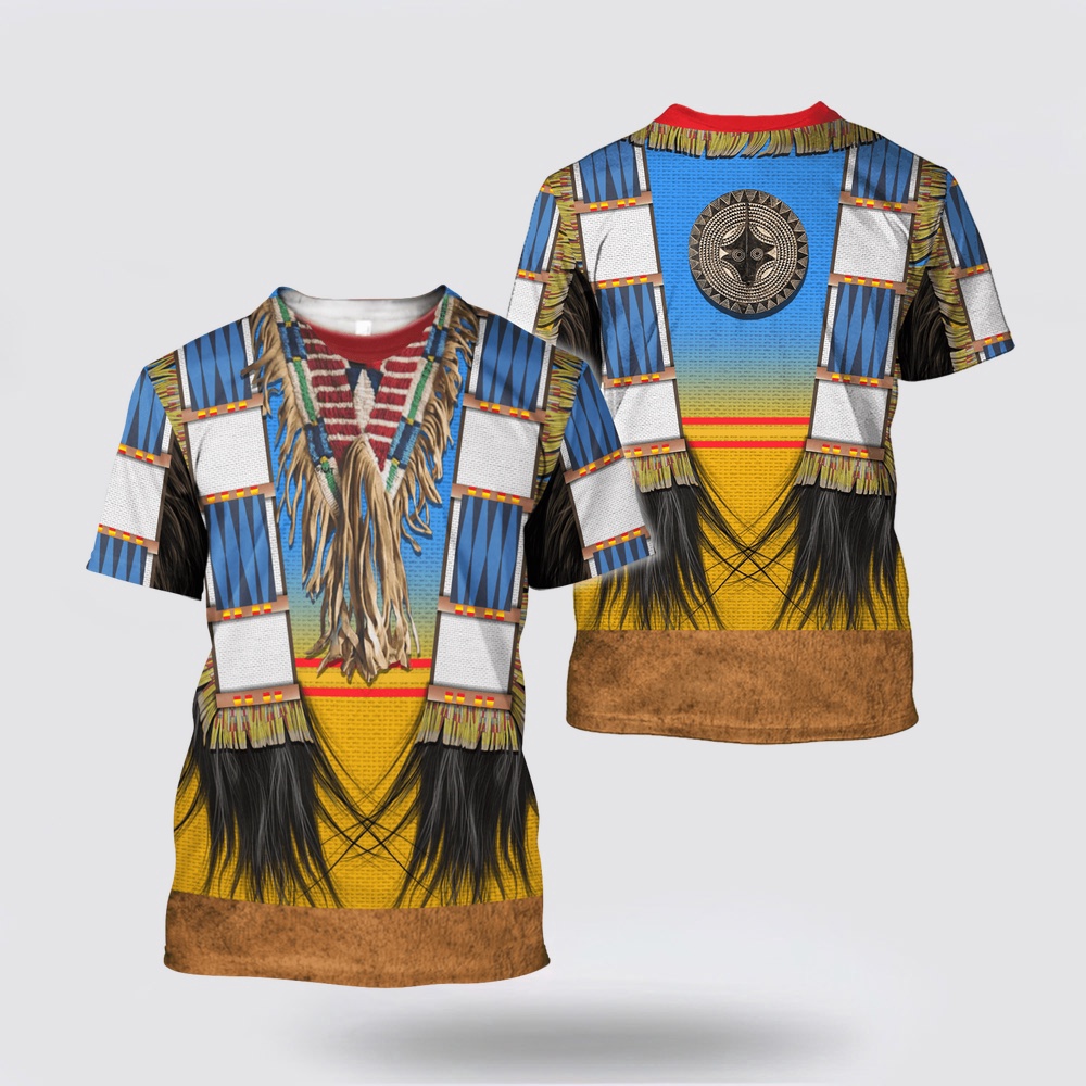 Native American T Shirt, Mystic Wofl Native American 3D All Over Printed T-Shirt, Beautiful Native American T Shirts Native American T Shirt, Mystic Wofl Native American 3D All Over Printed T-Shirt, Beautiful Native American T Shirts